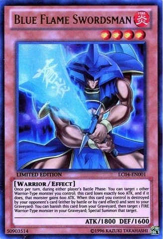Image of Yu-Gi-Oh! - Blue Flame Swordsman (LC04-EN001) - Legendary Collection 4: Joey's World - Limited Edition - Ultra Rare