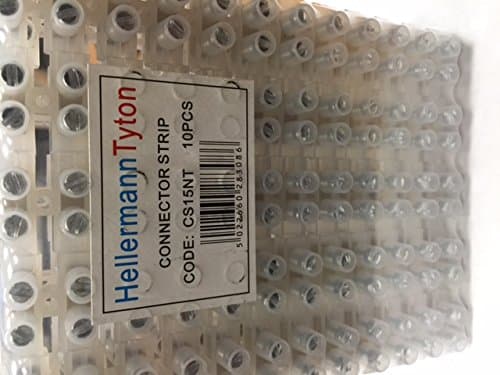 Image of 10 strips x 12 Way 15 amp Strip Connector Blocks