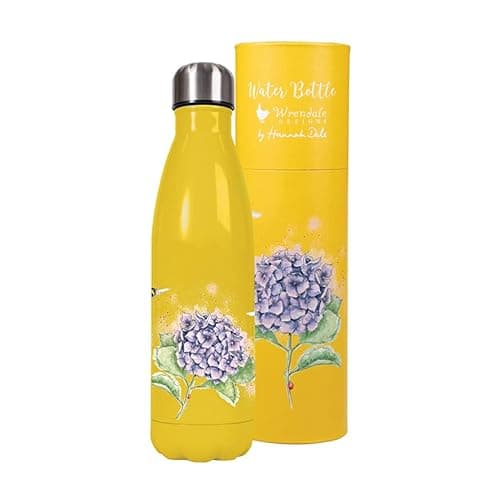 Image of Wrendale Designs by Hannah Dale - Hydrangea Bee Reusable Water Bottle - 500ml