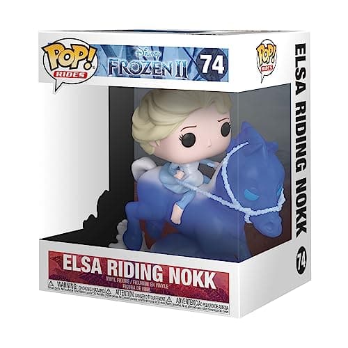 Image of Funko POP! Disney Frozen 2 - Elsa Riding Nokk - Collectable Vinyl Figure - Gift Idea - Official Merchandise - Toys for Kids & Adults - Movies Fans - Model Figure for Collectors and Display