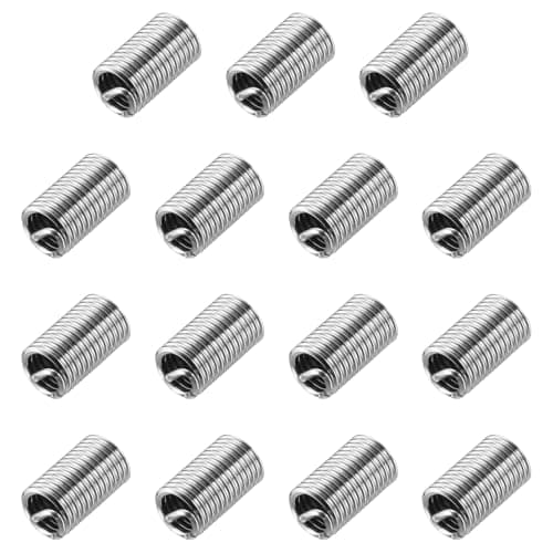 Image of sourcing map 15pcs Wire Thread Inserts 5/16-18 UNC 3D(15/16") 304 Stainless Steel Helical Type Coiled Thread Repair Kit Wire Screw Threaded Sleeve Sheath for Mechanical Equipment
