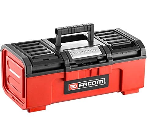 Image of FACOM BP.C16N Plastic Tool Box, Self-Closing, 16" Small Model, 164 mm Height, 222 mm Width, 391 mm Length