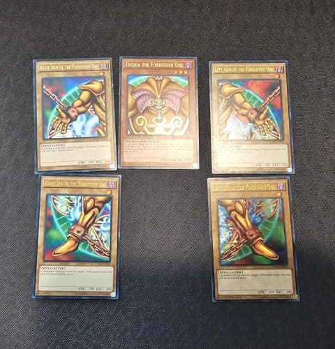 Image of YuGiOh Exodia the Forbidden One Full Card Set Yugi Legendary Decks Set Ultra Rare