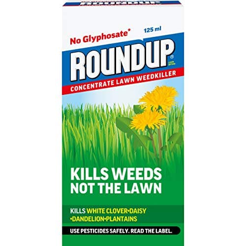 Image of Roundup FOR LAWNS CONCENTRATE - 125 ml, Coverage 60 m² (Glyphsate Free Weed Killer) Blue