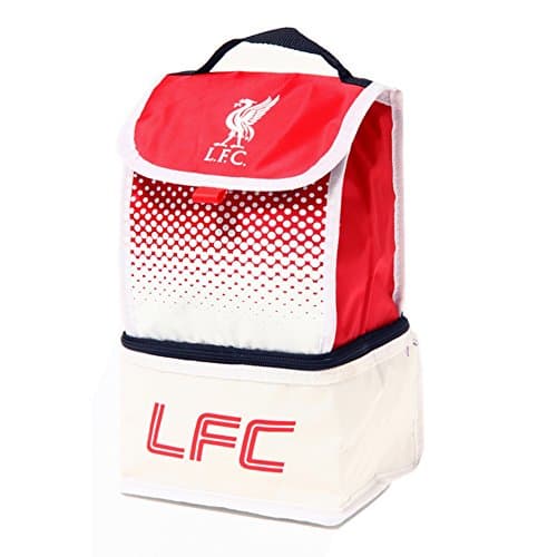 Image of Liverpool FC Official Fade Insulated Football Crest Lunch Bag (One Size) (Red/White)