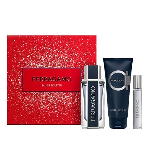 Image of Ferragamo Man Gift Set: Eau de Toilette 100ml, Shower Gel 100ml, Travel Spray 15ml