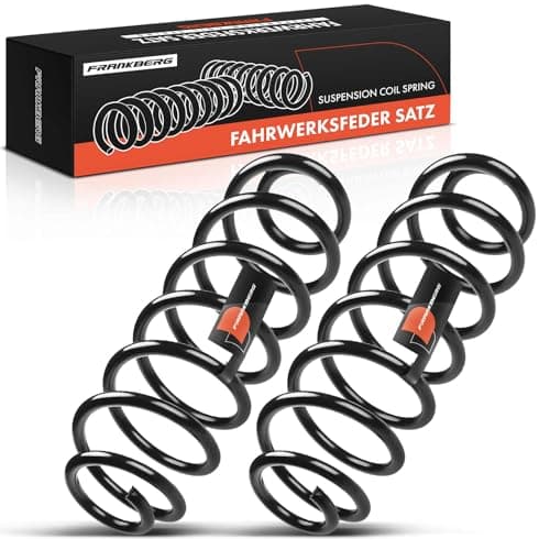 Image of Frankberg 2x Coil Spring Rear axle Left Right Compatible with B-Max JK 1.0L 1.4L 1.5L 1.6L 2012-2021 Replace# 1751671