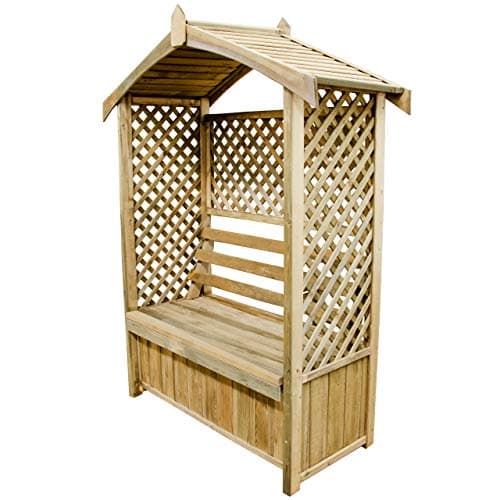 Image of Forest Garden Forest Lyon Arbour, Pressure Treated, 6'5 x 5'11