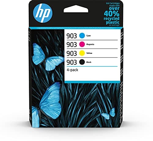 Image of HP Original 903 Black Cyan Magenta Yellow Ink Cartidge, 6ZC73AE