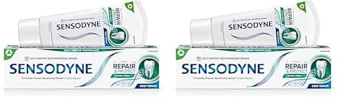 Image of Sensodyne Sensitive Toothpaste Repair & Protect Deep Repair Extra Fresh, 75ml (Pack of 2)