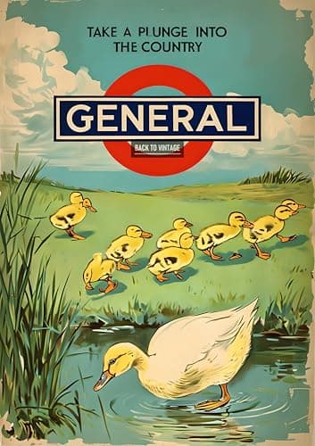 Image of London Transport General Bus Poster - A4 Wall Art, Wanderlust Print, Inspirational World Map, Vintage City, Retro Poster, Home Decor for Living Room, Office, Gift Idea for Travel Lovers