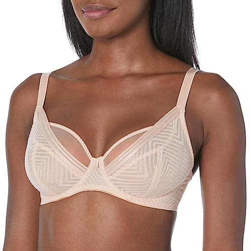 Image of Freya Women's Tailored Underwire High Apex Bra Plunge, Opaque, Natural Beige, 34E