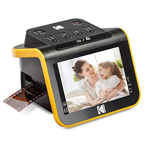 Image of KODAK SLIDE N SCAN Film and Slide Scanner with Large 5” LCD Screen, Convert Color & B&W 35mm, 126, 110 Negatives & Slides to High Resolution 22MP JPEG Digital Photos