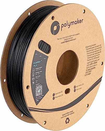 Image of Polymaker PolyMax Tough PLA 3D Printer Filament - 1.75mm - 750G Black