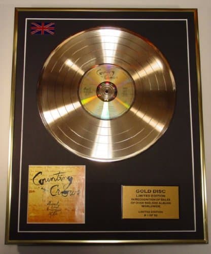 Image of COUNTING CROWS/Cd Gold Disc Record Limited Edition/AUGUST AND EVERYTHING ELSE