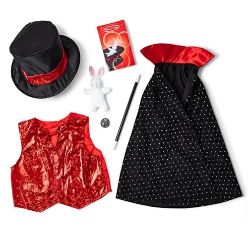 Image of Melissa & Doug Kids Costume Role Play Toys | Fancy Dress for Kids & Toddlers | Dressing Up Clothes for Girls or Boys | Pretend Play Gifts Age 3-6