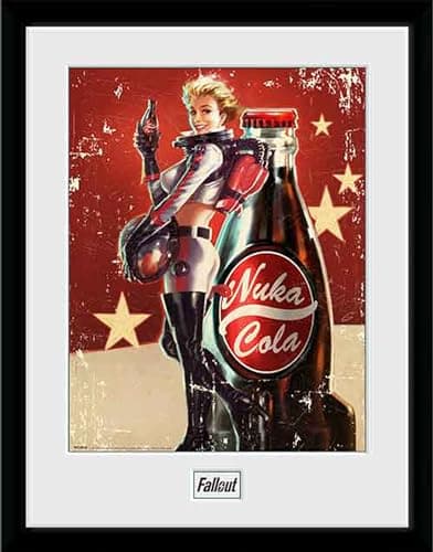 Image of GB eye Fallout Nuka Cola 30 x 40cm Framed Collector Print