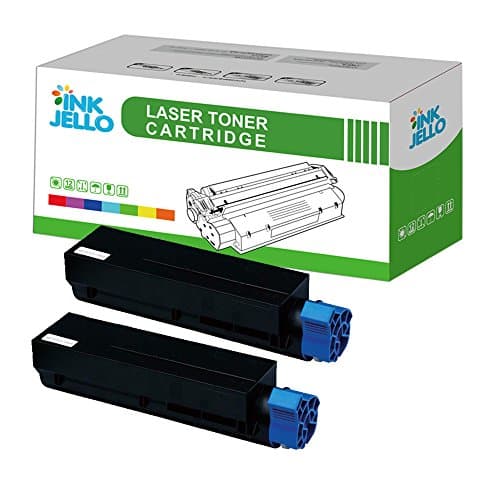 Image of InkJello Compatible Toner Cartridge Replacement for Oki B412 B432 B512 MB472 MB492 MB562 (Black, 2-Pack)