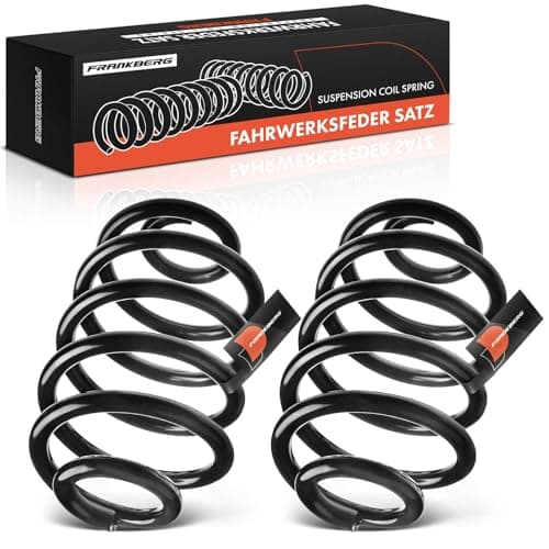 Image of Frankberg 2x Coil Spring Rear axle Compatible with Clio II BB_ CB_ 1998-2016 Replace# 7700839337