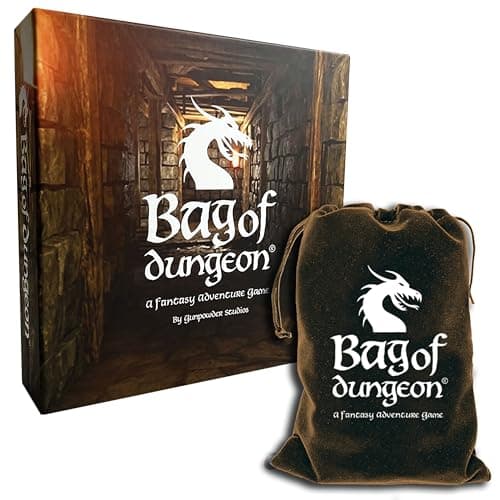 Image of Bag of Dungeon – Fantasy Adventure Board Game for Families & RPG Fans | 1–4 Players, Ages 7+ | Classic Dungeon Crawler | Quick Play, Portable Tabletop RPG with Endless Replayability