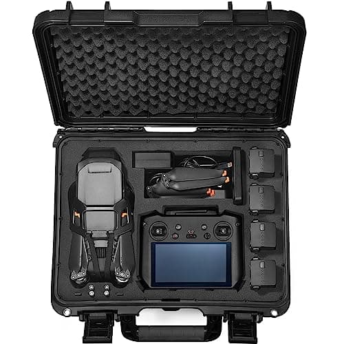 Image of LEKUFEE Waterproof Hard Case Compatible with DJI Mavic 3 Pro/DJI Mavic 3 Classic/DJI Mavic 3 Drone/Combo/Cine and DJI RC Pro/DJI RC/DJI RC N1 and Accessories (Case Only)