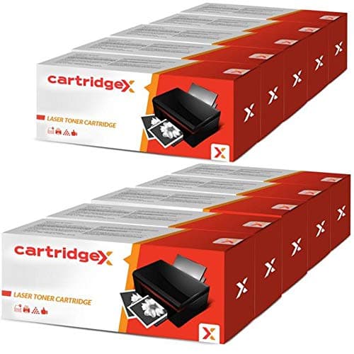 Image of Cartridgex 10 x Black Compatible Toner Cartridge Replacement for Panasonic UG3321 UF 4100 UF 490