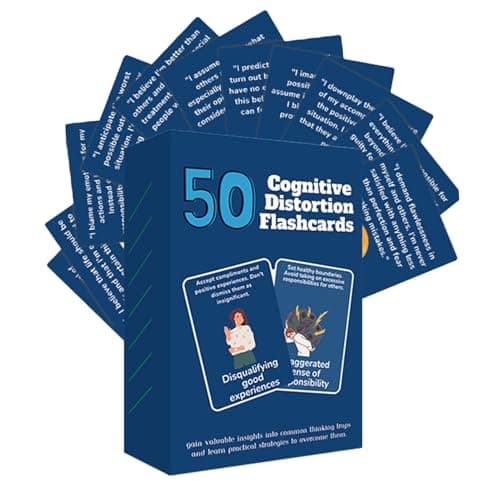 Image of Dialectical Behavior Cards – 50 Coping Skills Tools | Mindful Exercise Deck with Activities for Children, Women, Men | Positive Psychology for Wellness, Anger Management, Social