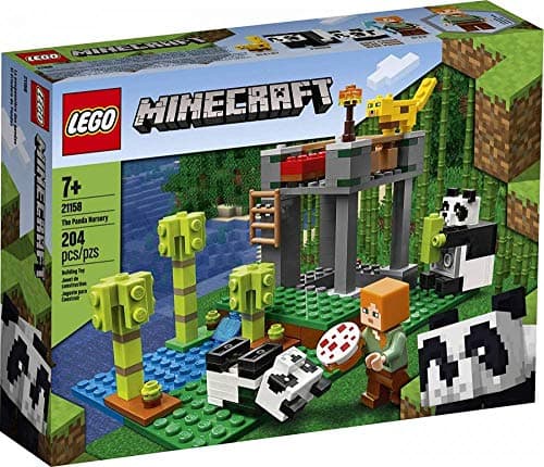Image of LEGO Minecraft The Panda Nursery 204 Piece Building Kit