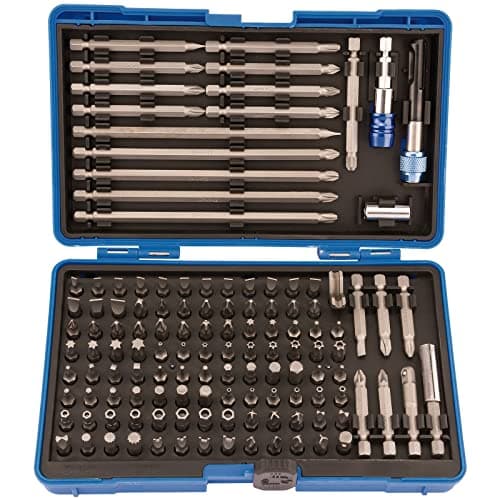 Image of Draper Expert 127 Piece Magnetic Bit Holder Set | 25 mm 1/4" Metric Screwdriver Kit | Precision Hand Tools Accessories | Heavy-Duty Storage Case | 82398