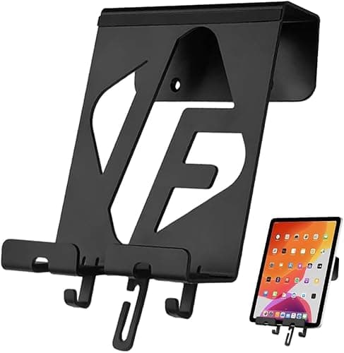 Image of JEMACHE Aluminum Wall Universal Mount Holder for iPad Air/Mini/Pro, Galaxy Tab, Android Tablets, Cell Phones, eReader (Black)