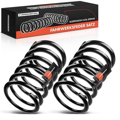 Image of Frankberg 2x Coil Spring Rear axle Compatible with S-Max WA6 1.6L-2.5L 2006-2014 Replace# 1509835
