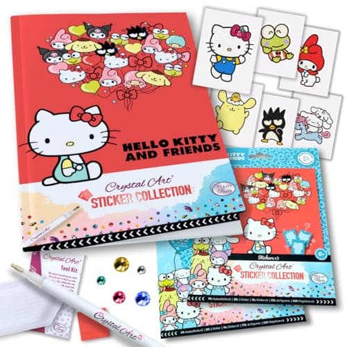 Image of CRYSTAL ART Hello Kitty and Friends Sticker Album Starter Pack