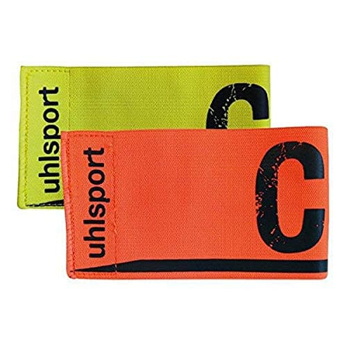 Image of Uhlsport Unisex Adult Captain armband-1006749010001 Armbands - Fluo yellow/schockred, M