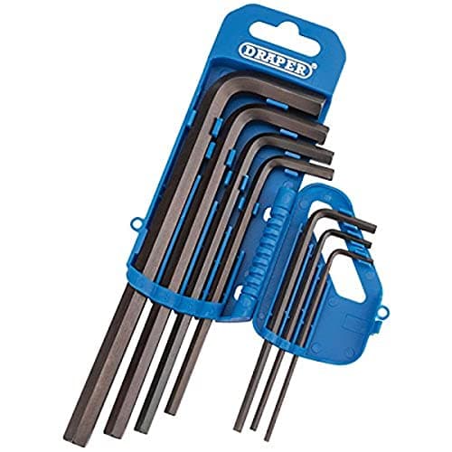 Image of Draper 33690 Metric Hexagon Key Set, 7 Pieces , Blue