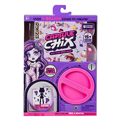 Image of Capsule Chix Surprise Doll with Unboxing Experience for Girls from 5 Years (Famosa 70001539) Giga Glam