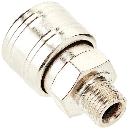 Image of Silverline 237552 Euro Air Line Male Thread Quick Coupler 1/4" BSP