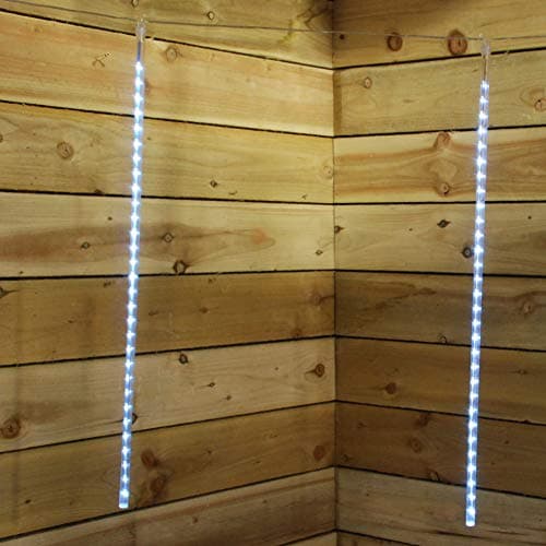 Image of Premier Snowing Shower Christmas Tree Lights 150 White LEDs 70cm Brand New