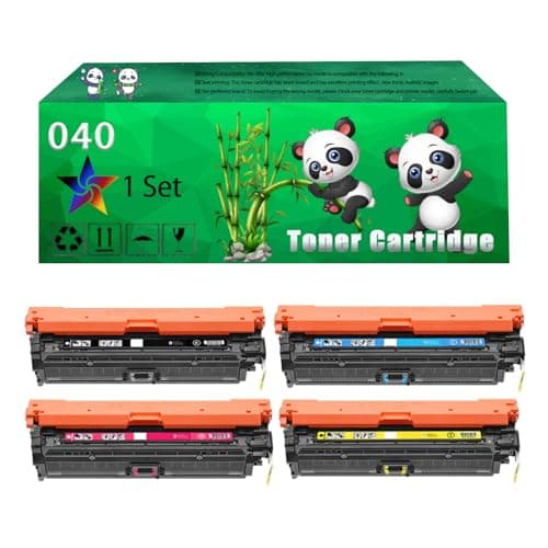Image of Replacement 040 Toner Cartridge Compatible for Canon i-SENSYS LBP-710Cx LBP-712Cx Printers, Up to 6300 Pages, Vivid Colors, Contains Chip (4-Pack BK/C/M/Y)