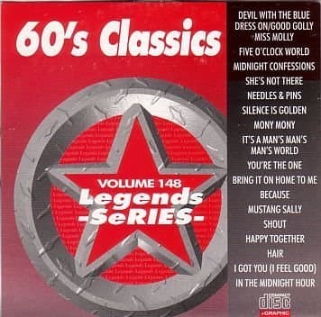 Image of LEGENDS #148 60'S CLASSICS Karaoke CD+G Disk 17 Songs by Unknown (0100-01-01)