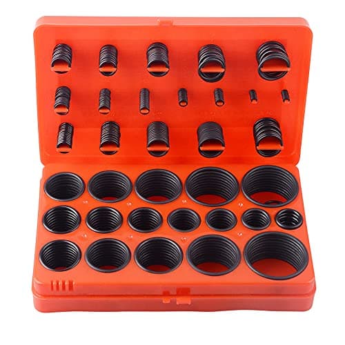 Image of Universal 419 pcs Nitrile Rubber O Ring Assortment Kit, Metric Oring Kit - Size from Ø3mm to Ø50mm