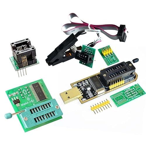Image of Senzooe USB Programmer Module CH341A SOIC8 Clip 1.8V Adapter