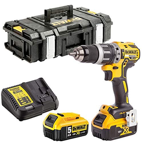 Image of Dewalt DCD796N 18V Brushless Combi Drill with 2 x 5.0Ah Batteries & Charger in Tool Box
