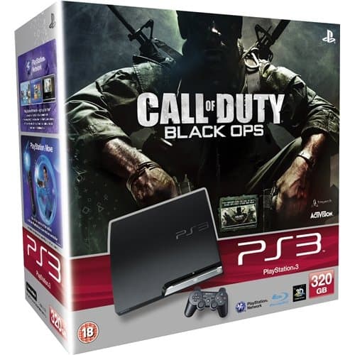 Image of Sony PlayStation 3 Console (320GB Model) with Call of Duty: Black Ops (PS3)