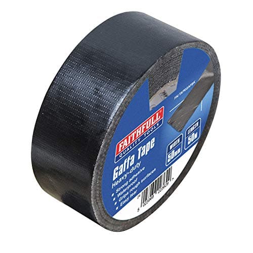 Image of Faithfull Gaffa Tape 50mm X 50m Black