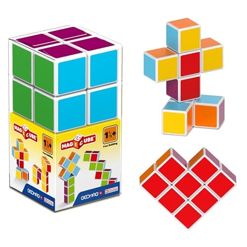 Image of Geomag Magicube Free Building 127 - Educational Building Set, 8 Magnetic Cubes