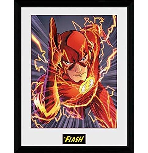 Image of GB eye Ltd, DC Comics, The FLash Justice League, Framed Photograph, (16x12), Wood, Various,