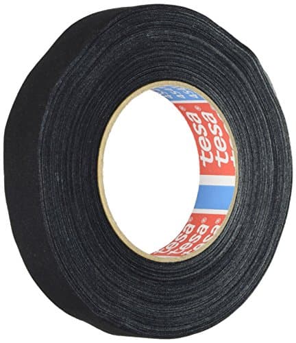 Image of TESA 04541-00015-00 Fabric Tape 4541 Black 25 mm x 50 m