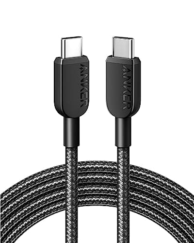 Image of Anker USB C to USB C Charger Cable (6 ft / 1.8 m), 60W USB 2.0 Type C Cable, Fast Charging Power for iPhone 17/16/15, iPad Pro, Samsung Galaxy, MacBook Pro,and More