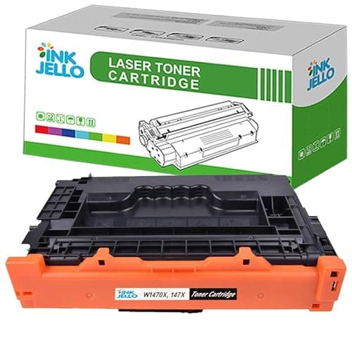 Image of Inkjello 147X Toner Cartridge For Printer, Compatible With HP LaserJet Enterprise M610 M610dn M610n M611 M611dn M611n M611x M612 M612dn MFP M634 MFP M634h MFP M635 W1470X Black (1 Pack)