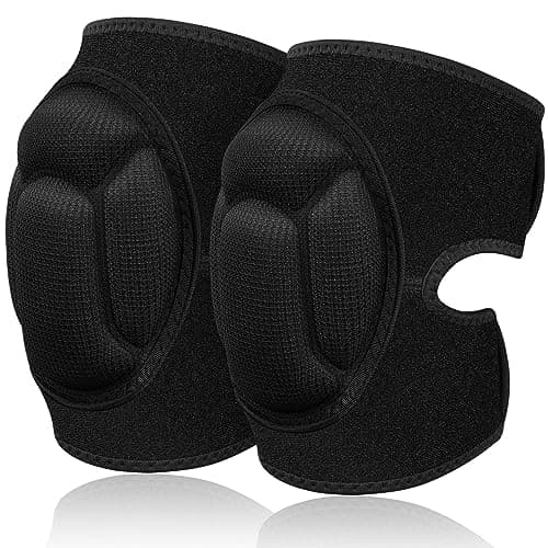 Image of flintronic 1 Pair Knee Pads Work, 20MM Thick Knee Pads Gardening, Anti-Slip Collision Avoidance Knee Sleeve for House Cleaning, Construction, Flooring, Garden(L)